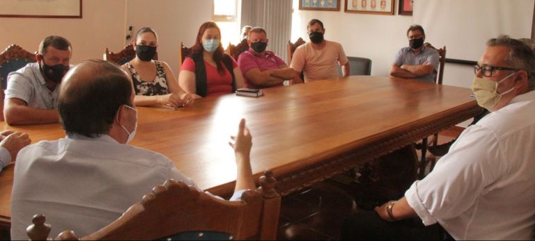 Norberto e Noedi receberam visita do secretário de Estado Micheletto