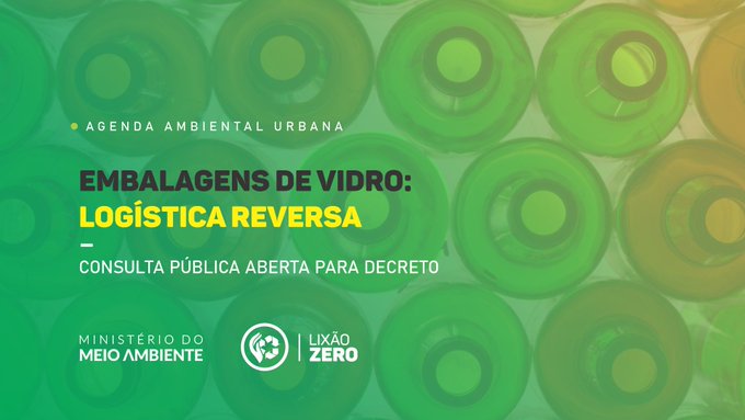 Governo abre consulta pública sobre reciclagem de embalagens de vidro