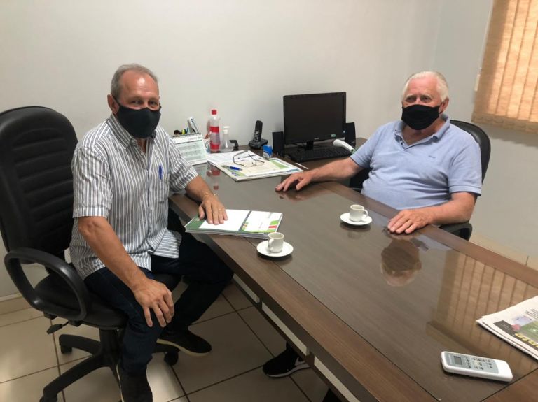 Presidente da Câmara de Marechal Rondon recebe visita do secretário municipal de Indústria, Comércio e Turismo