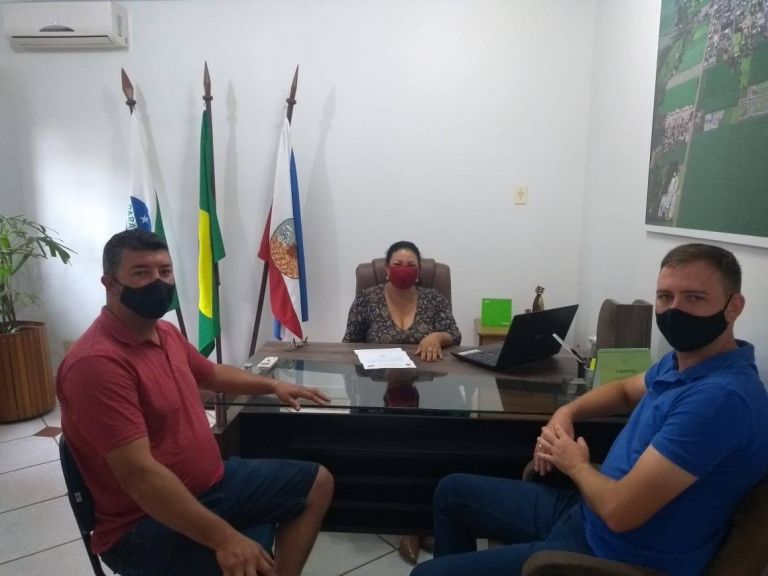 Vice-prefeito de Quatro Pontes visita presidente da Câmara de Vereadores