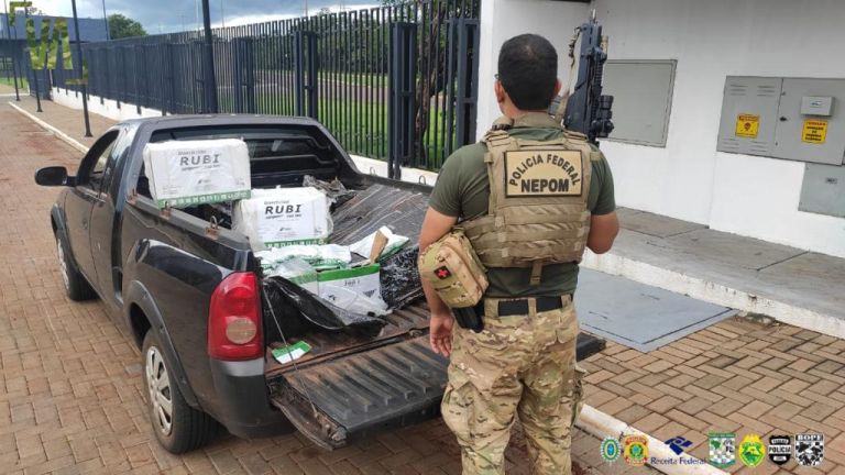 PF e BPFron apreendem carga de agrotóxicos avaliada em R$ 280 mil em Terra Roxa