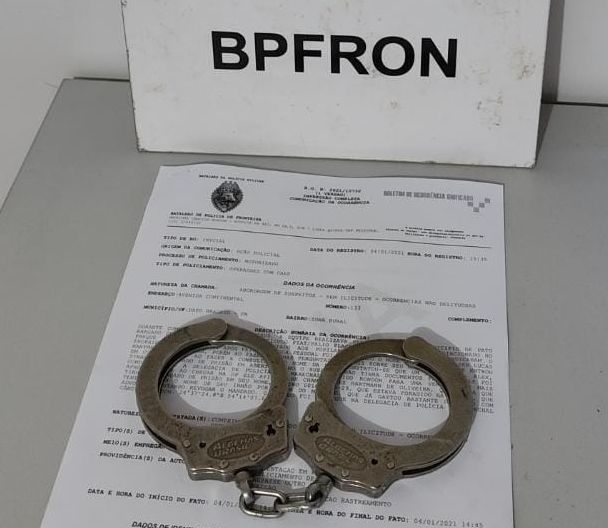 BPFron prende em Pato Bragado homem com mandado em aberto acusado de tráfico de drogas