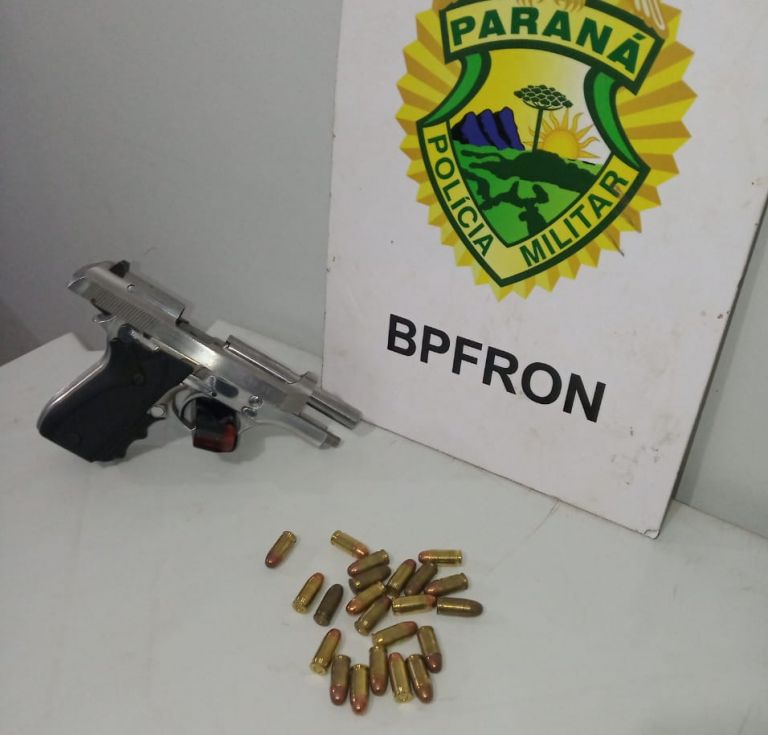 BPFron intercepta arma e munições durante Operação Hórus em Nova Santa Rosa