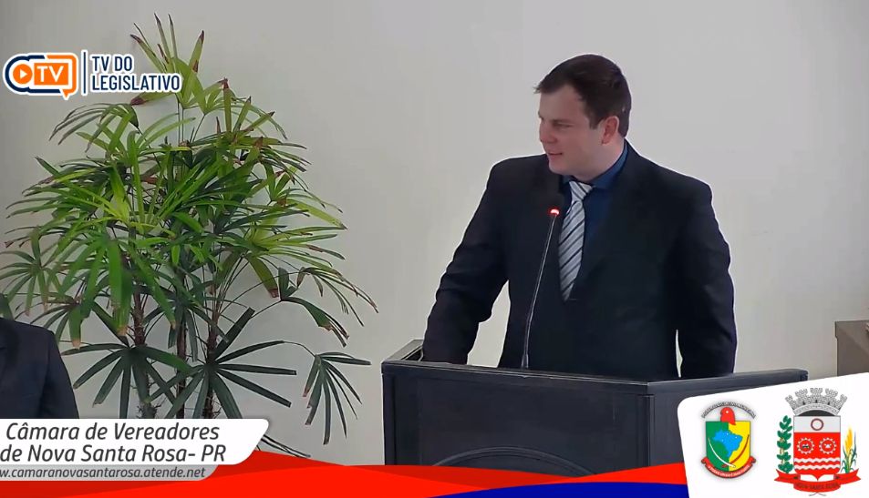 Felipe Schindler é eleito presidente da Câmara de Nova Santa Rosa