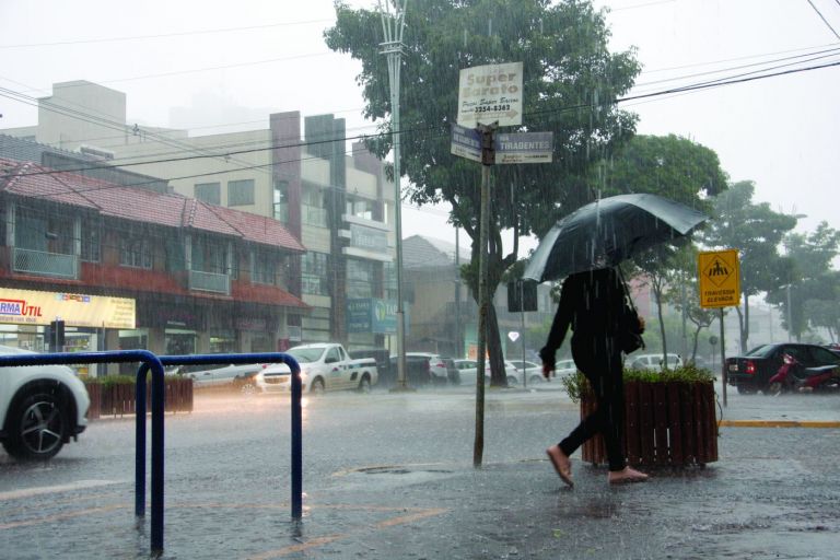 Chuvarada continua em Marechal Rondon; previsão é de 49 milímetros para esta terça-feira