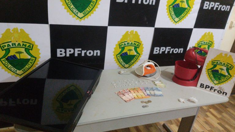 BPFron apreende pedras de crack em Guaíra