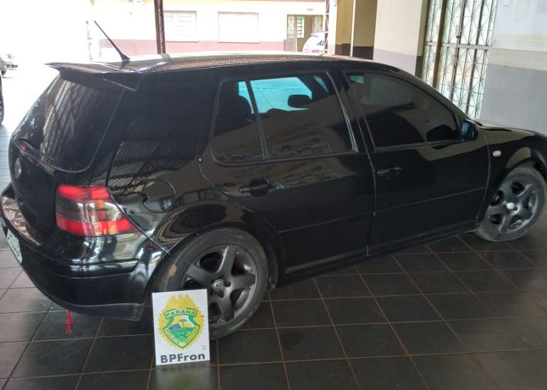 Veículo roubado é recuperado pelo BPFron em Guaíra