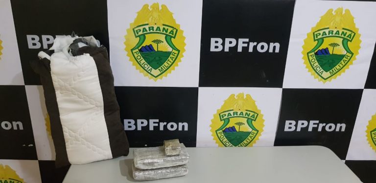 BPFron apreende maconha em ônibus durante Operação Hórus em Guaíra