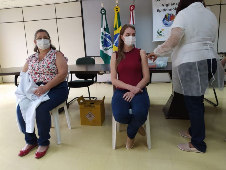 Patricya e Dulce são as primeiras rondonenses vacinadas contra a Covid-19