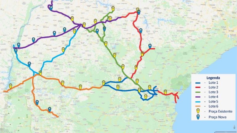 Saiba onde ficarão as 15 novas praças de pedágio no Paraná; municípios do Oeste integram lista