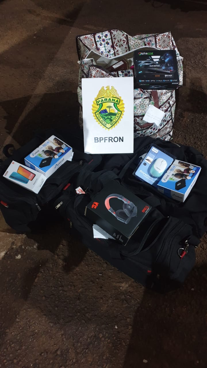 BPFron aprende produtos de origem estrangeira em Cascavel