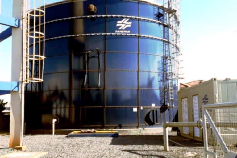 Sanepar dobra capacidade de reserva de água em Palotina
