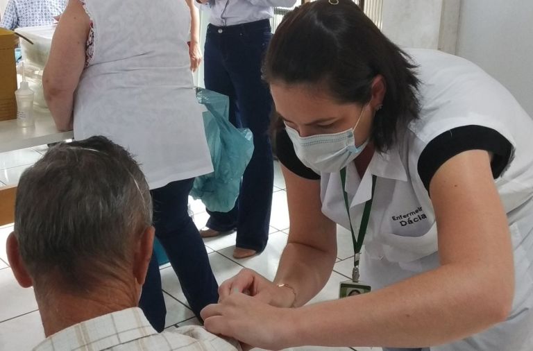 Idosos acima de 90 anos começam a ser vacinados contra a Covid-19 em Marechal Rondon