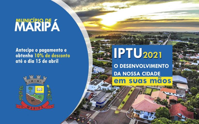 Maripaenses podem acessar IPTU pela internet