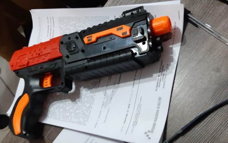 Com arma de brinquedo, suspeitos tentam assaltar carro-forte e são detidos na BR-369