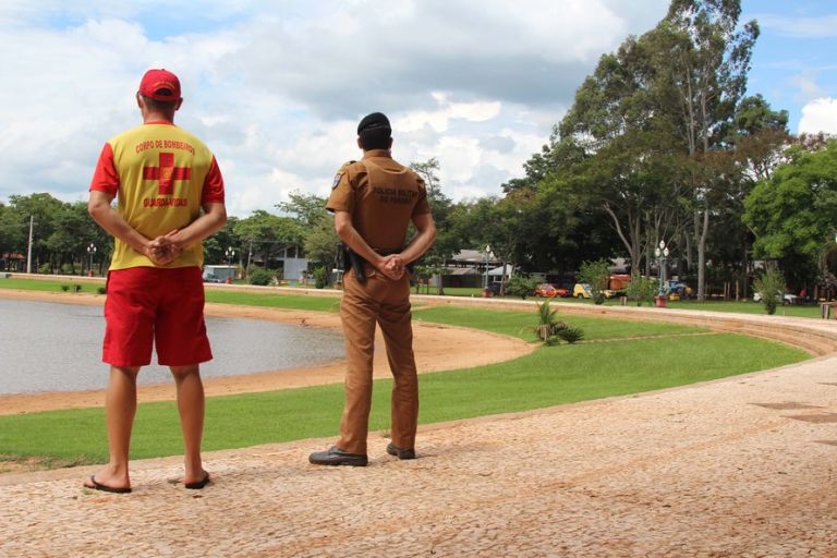 PM e Bombeiros atuam nas prainhas de água doce da Costa Oeste