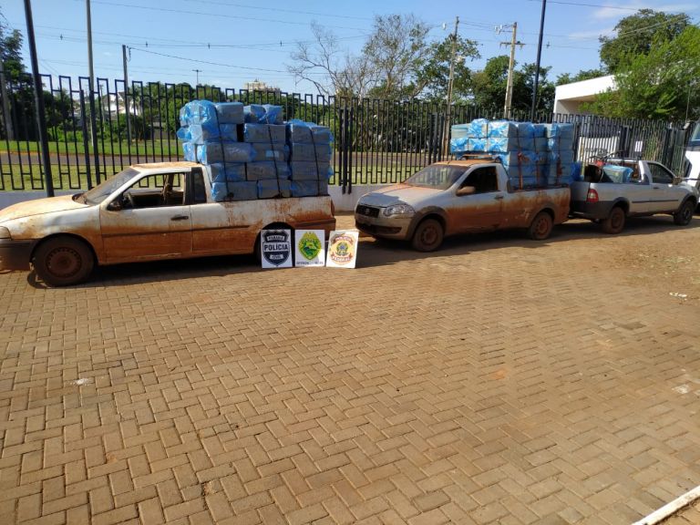 PF e BPFron apreendem quatro veículos e contrabando durante Operação Hórus em Guaíra
