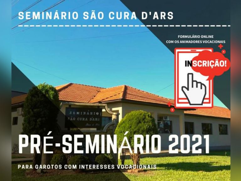 Pastoral Vocacional está com inscrições abertas ao Pré-seminário 2021