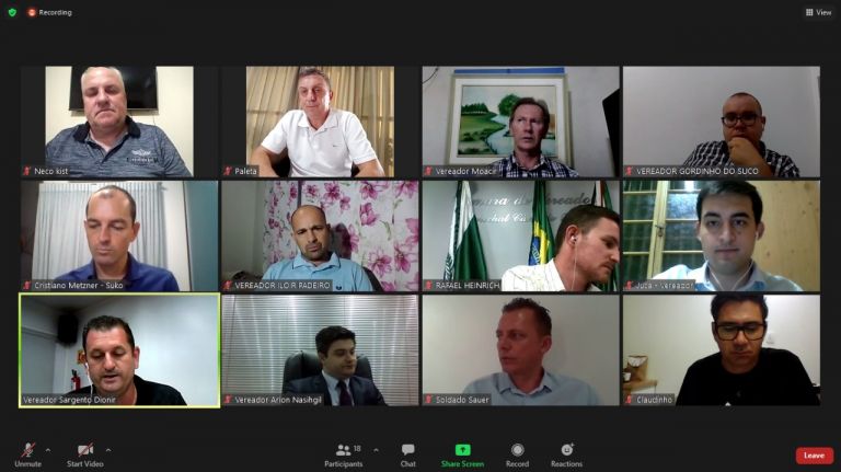 Confira as indicações dos vereadores rondonenses apresentadas na sessão de segunda-feira