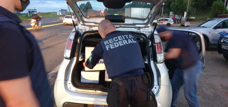 RF realiza a maior operação de combate à entrada irregular de vinhos na fronteira do Brasil com a Argentina