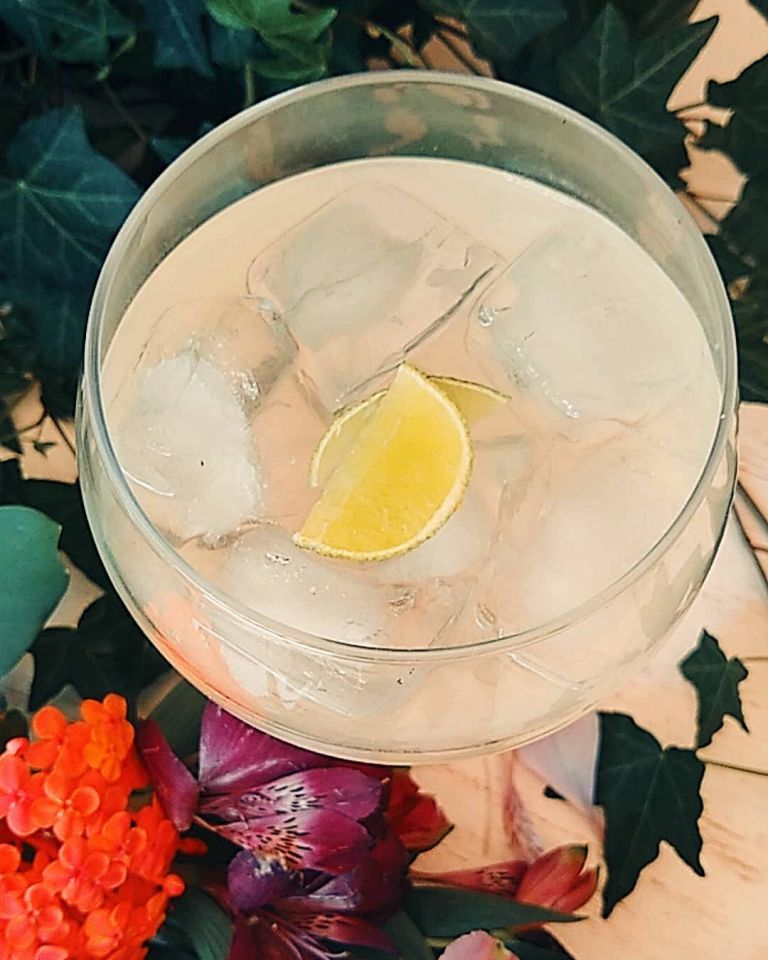 Grappa + cordial de limão siciliano