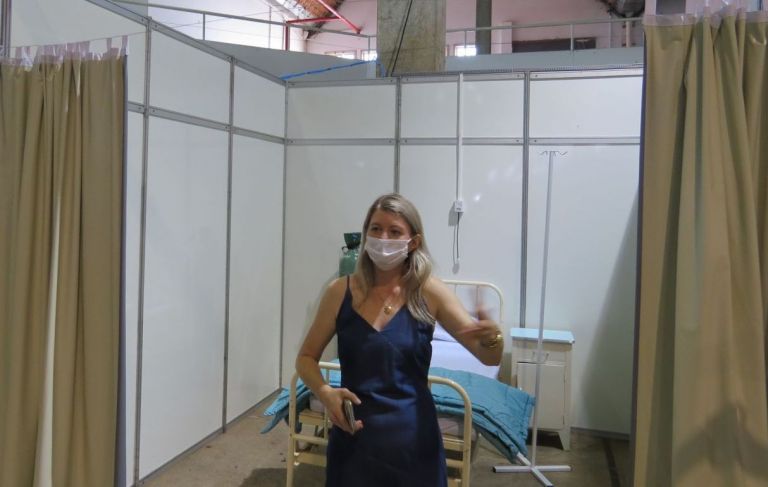 Secretária de Saúde explica como vai funcionar o Hospital de Campanha