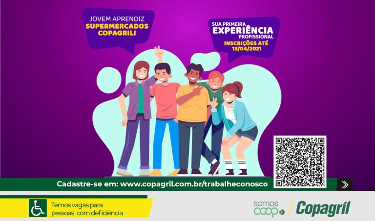 Copagril inicia seleção para Jovem Aprendiz