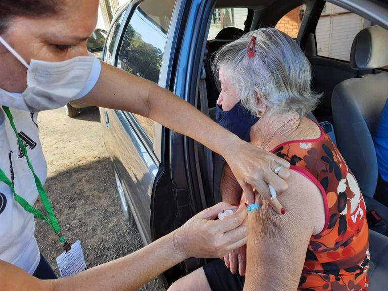 Idosos acima de 76 anos serão vacinados a partir de segunda-feira em Marechal Rondon