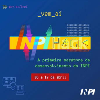INPI tem inscrições abertas para primeiro hackathon de desenvolvimento