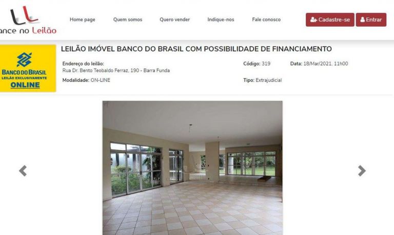 Economia BB leiloará imóveis urbanos e rurais com até 40% de desconto