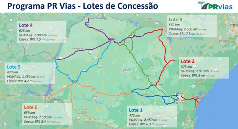 Reuniões técnicas discutirão projetos previstos em cada lote das novas concessões de rodovias
