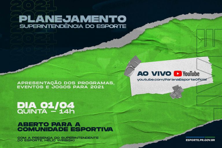 Esporte apresenta planejamento de programas e jogos oficiais para 2021