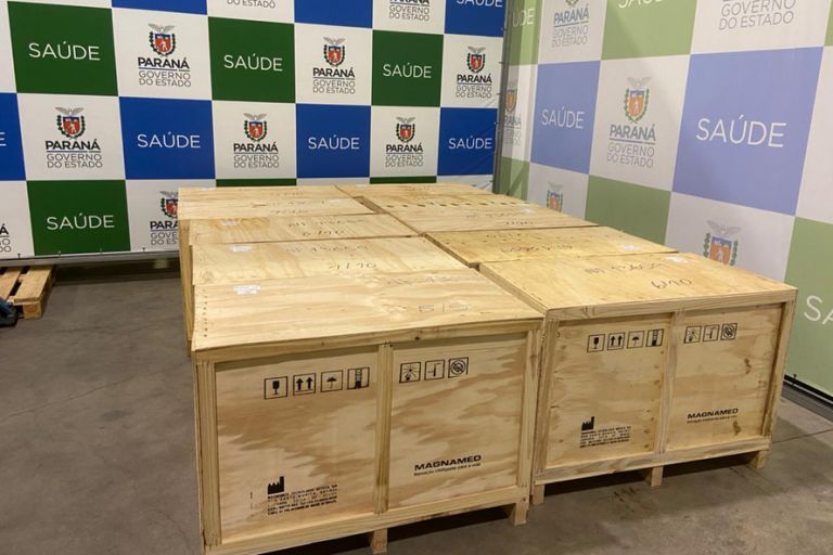 Klabin doa mais 15 respiradores com monitores ao Paraná