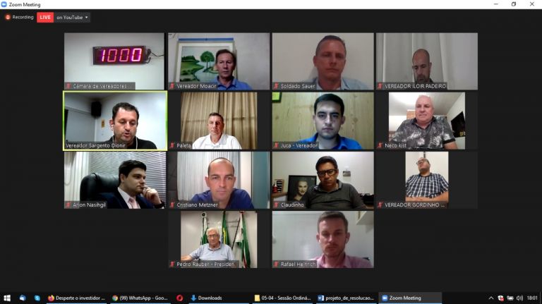 Perdeu a sessão da Câmara rondonense? Confira as indicações apresentadas nesta segunda-feira