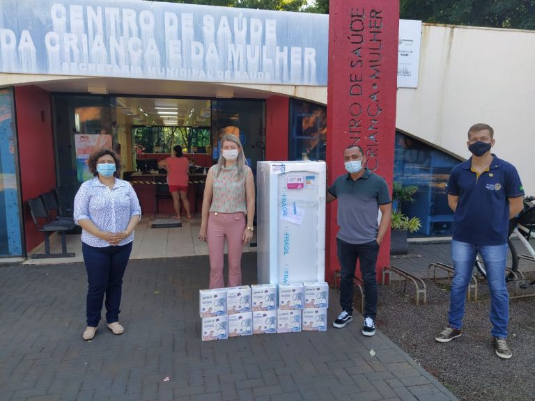 Rotary Club 25 de Julho faz entrega de equipamentos ao Projeto Nutriz