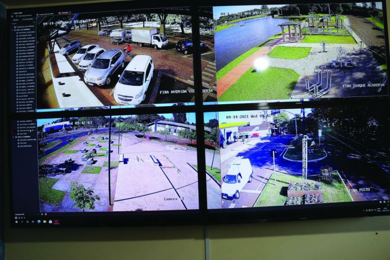 Sistema de videomonitoramento tem resultado positivo em Pato Bragado