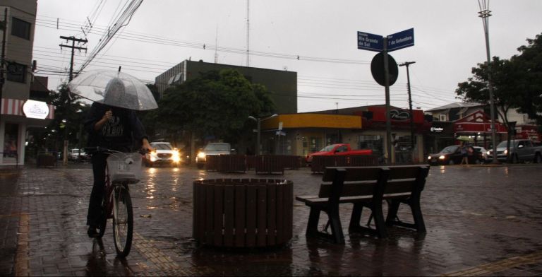 Semana termina com chuvas em Marechal Rondon