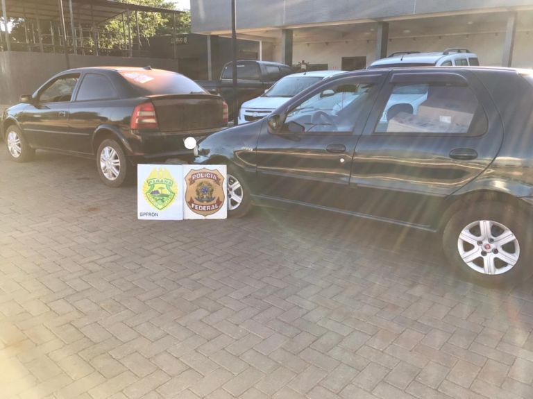 PF e BPFron apreendem veículos com cigarros contrabandeados durante Operação Hórus