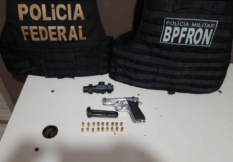 Adolescente é apreendido com arma e munições em Foz do Iguaçu, diz polícia
