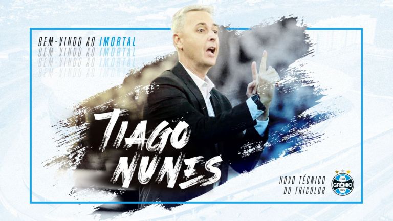 Grêmio anuncia contratação de Tiago Nunes como novo técnico