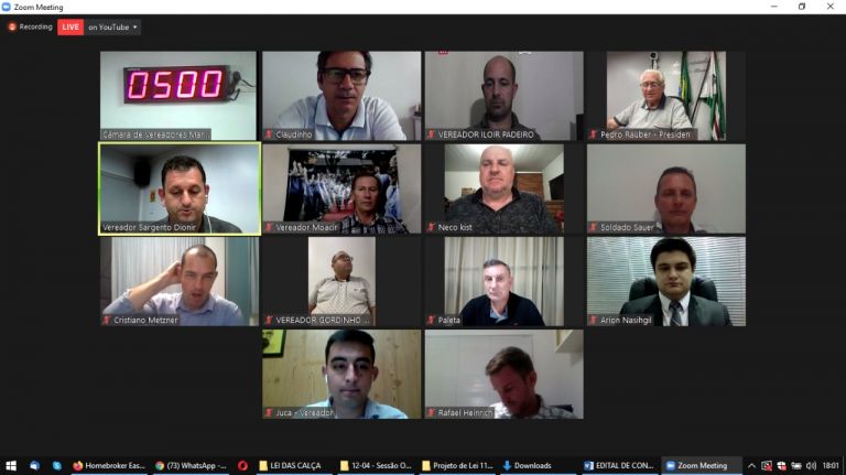 Confira os requerimentos aprovados na 12ª sessão ordinária da Câmara de Vereadores rondonense