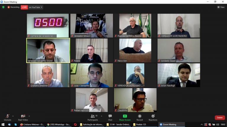Confira os requerimentos aprovados na 11ª sessão ordinária da Câmara de Vereadores rondonense