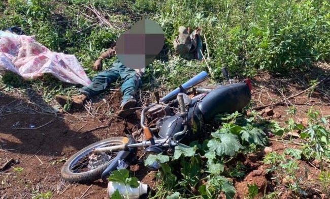 Homem morre após cair de moto no interior de Santa Helena