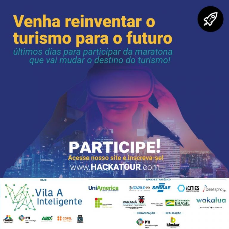 Hackatour Cataratas vai distribuir R$ 5 mil em prêmios e dar oportunidade para pequenos negócios decolarem
