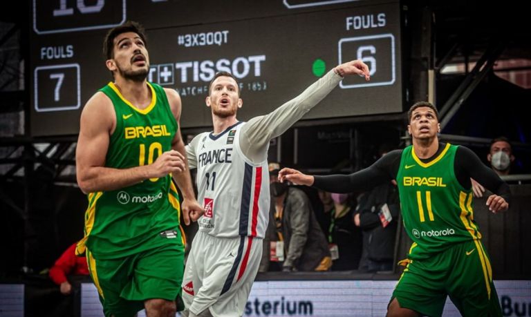 Basquete 3×3: Brasil perde para França no VAR e dá adeus a Tóquio 2020