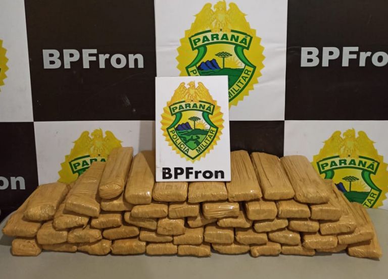 BPFron retém drogas em Guaíra durante Operação Hórus