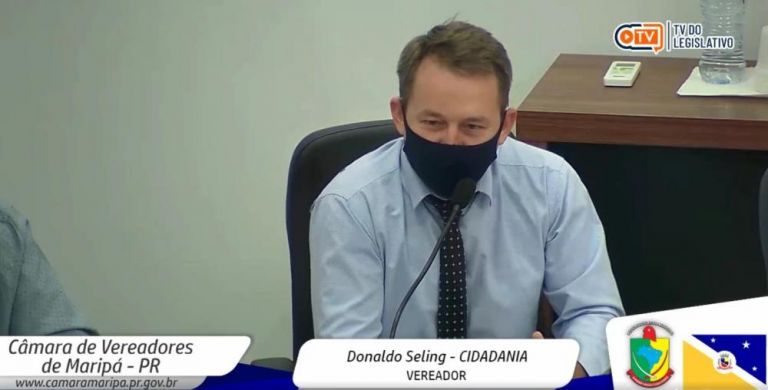 Cidadania do Paraná comunica ao TRE desfiliação do vereador maripaense Donaldo Seling