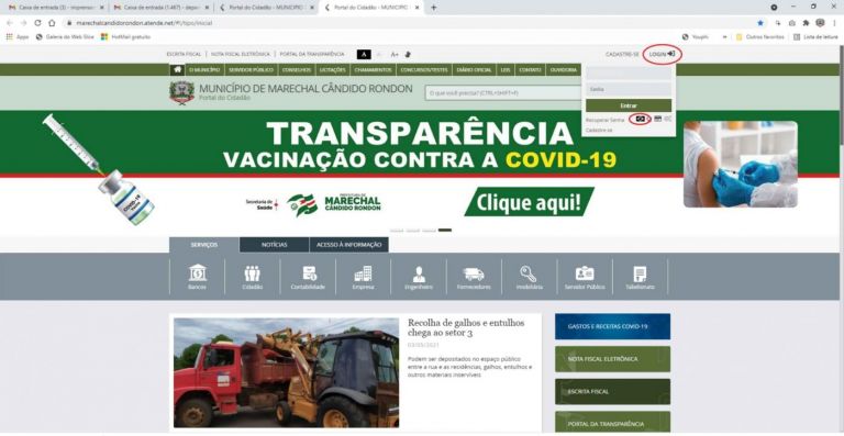 Prefeitura rondonense implanta login integrado ao gov.br