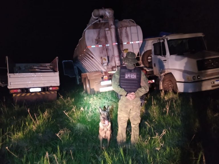 BPFron apreende cerca de R$ 1,2 milhão em cigarros contrabandeados em Marechal Rondon