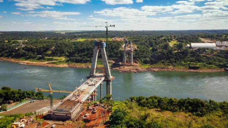 Ponte da Integração atinge 52% do cronograma de execução
